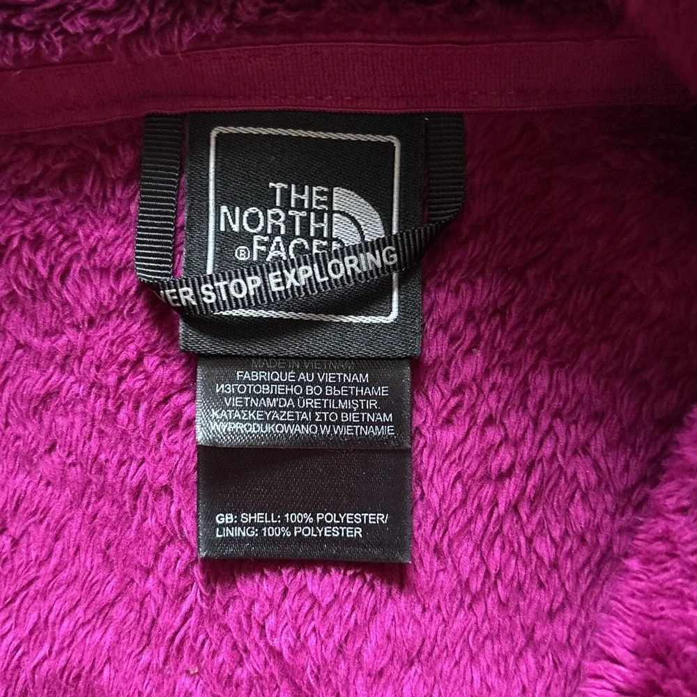 The North Face Osito full zip raschel Fleece Jacket Women's M‎ Outdoor Gorp Hike